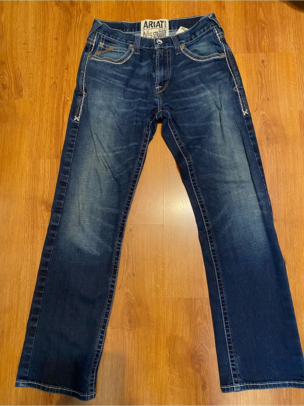 Ariat Men’s M5 Dark Blue Slim Straight Jeans 30x32